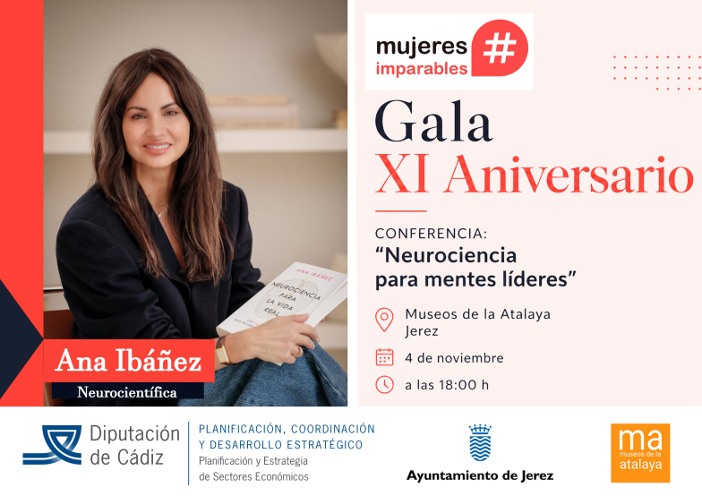 Ana Ibáñez llevará la neurociencia para mentes líderes a la Gala XI Aniversario de #MujeresImparables